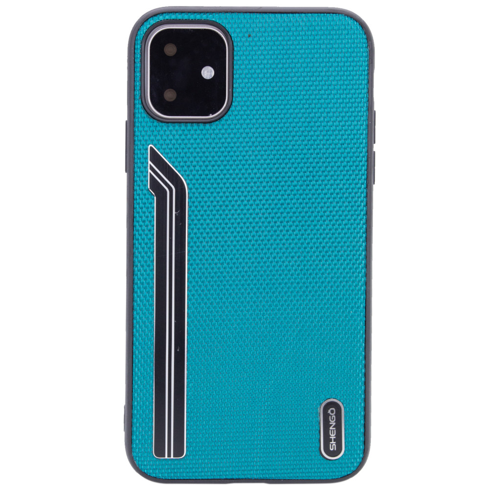 

TPU чохол SHENGO Textile series для Apple iPhone X (5.8") (Зелений)