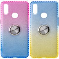 

TPU чехол Shine Gradient с кольцом для Samsung Galaxy A10s