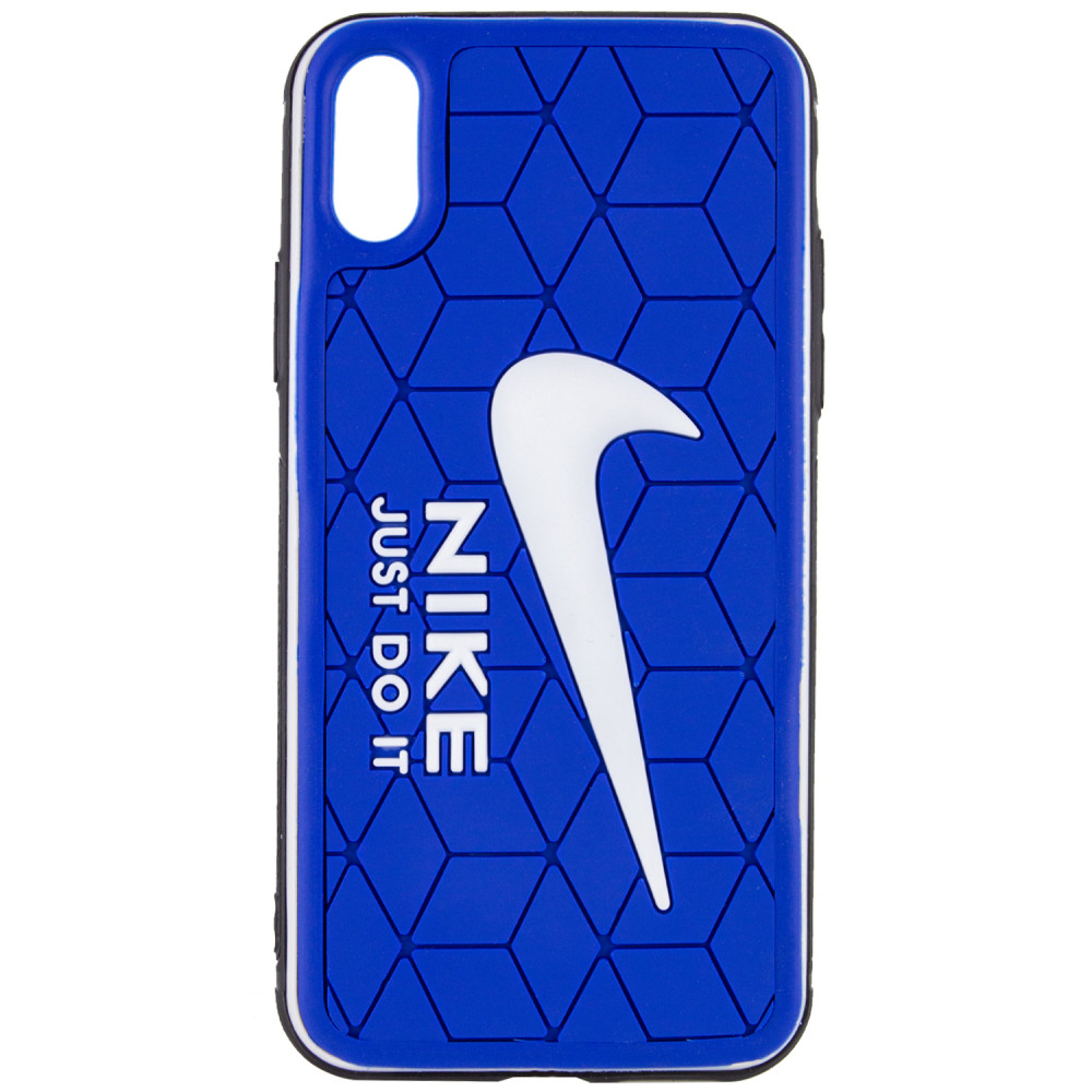 

TPU Чохол Sneakers для Apple iPhone XS Max (6.5") (Синій / Nike)