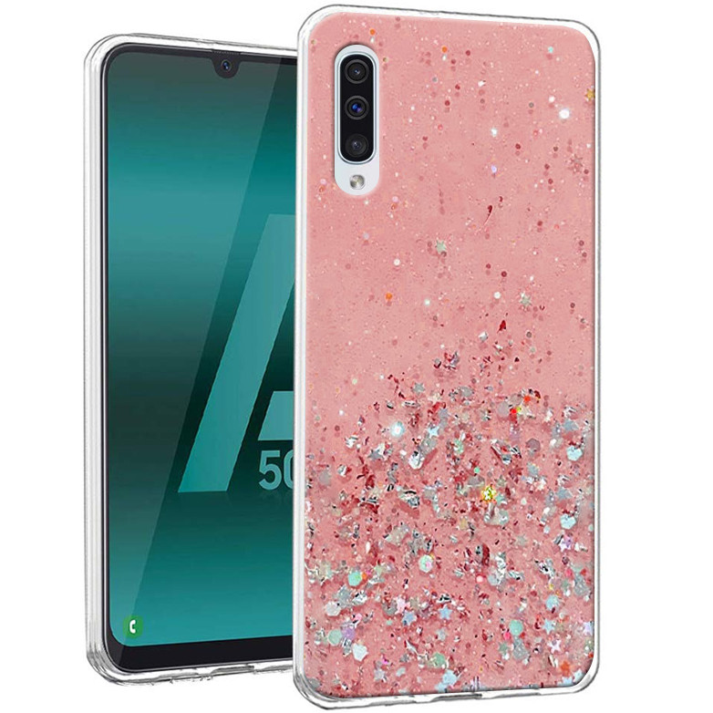 

TPU чехол Star Glitter для Samsung Galaxy A30s Розовый (106103)