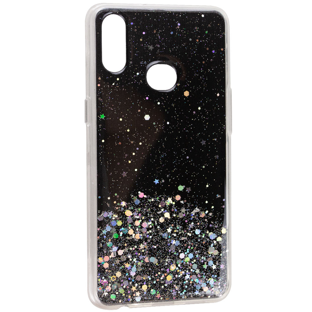 

TPU чехол Star Glitter для Samsung Galaxy A10s Черный (113648)