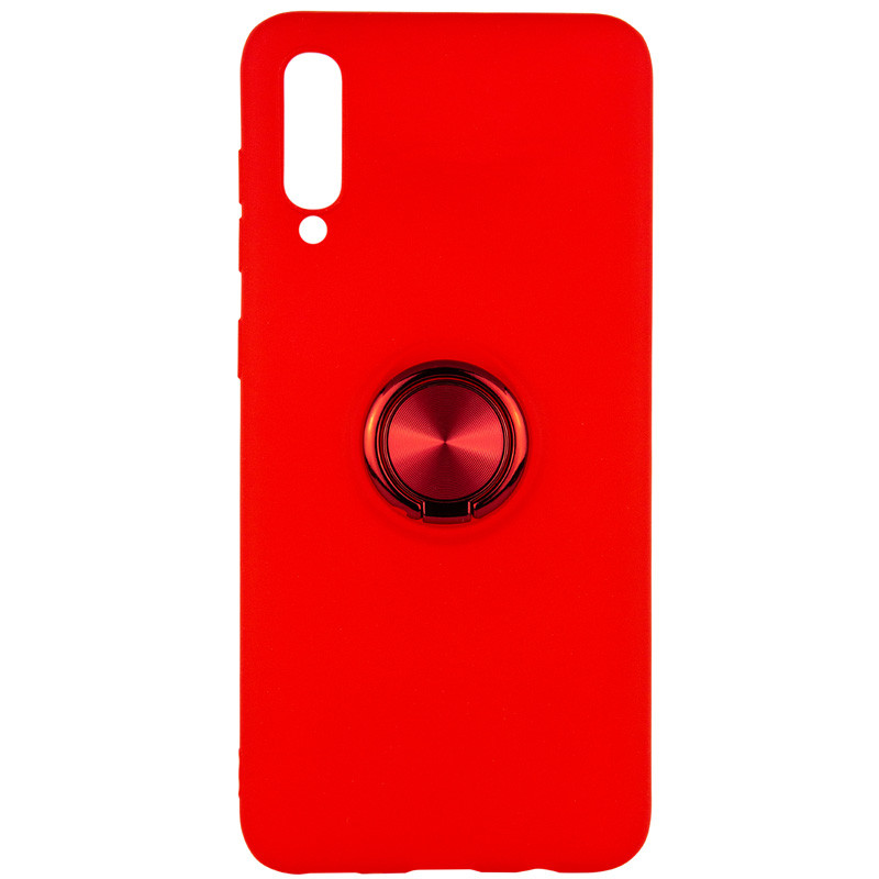 

TPU чехол Summer ColorRing под магнитный держатель для Samsung Galaxy A70 (A705F) Красный (103595)