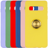 

TPU чехол Summer ColorRing под магнитный держатель для Samsung Galaxy S10+