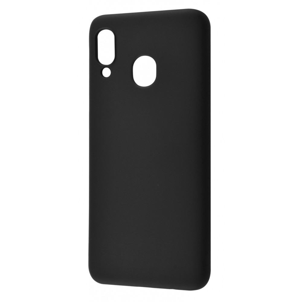 

TPU чехол WAVE Colorful для Samsung Galaxy A20 (A205F) Черный / Black (115377)