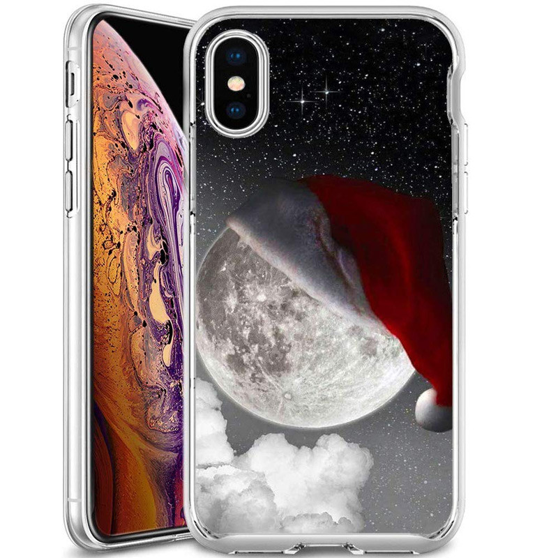 

TPU чехол Зимняя сказка для Apple iPhone X / XS (5.8") Луна (119047)