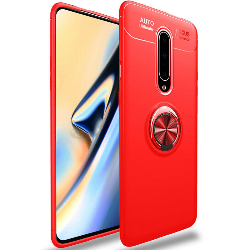 

TPU чехол Deen ColorRing под магнитный держатель (opp) для OnePlus 8 Красный / Красный (143631)