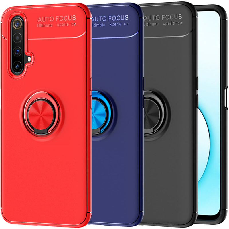 

TPU чохол Deen ColorRing під магнітний тримач (opp) для Realme X3 SuperZoom