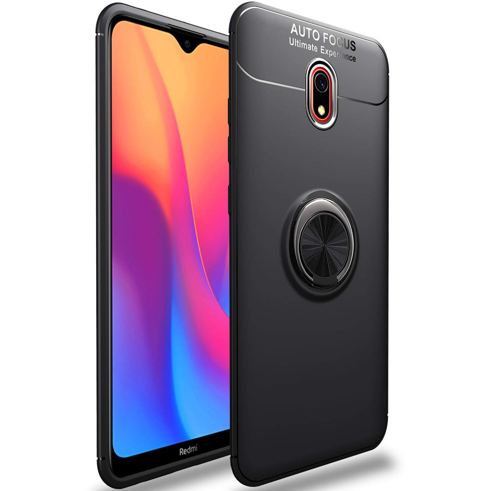 

TPU чехол Deen ColorRing под магнитный держатель (opp) для Xiaomi Redmi 8a Черный / Черный (127440)