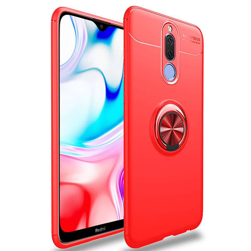 

TPU чехол Deen ColorRing под магнитный держатель (opp) для Xiaomi Redmi 8 Красный / Красный (127423)