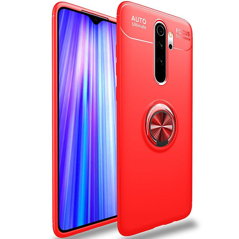 

TPU чехол Deen ColorRing под магнитный держатель (opp) для Xiaomi Redmi Note 8 Pro Красный / Красный (135754)