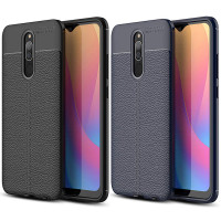 

TPU чехол фактурный (с имитацией кожи) для Xiaomi Redmi 8 / 8a