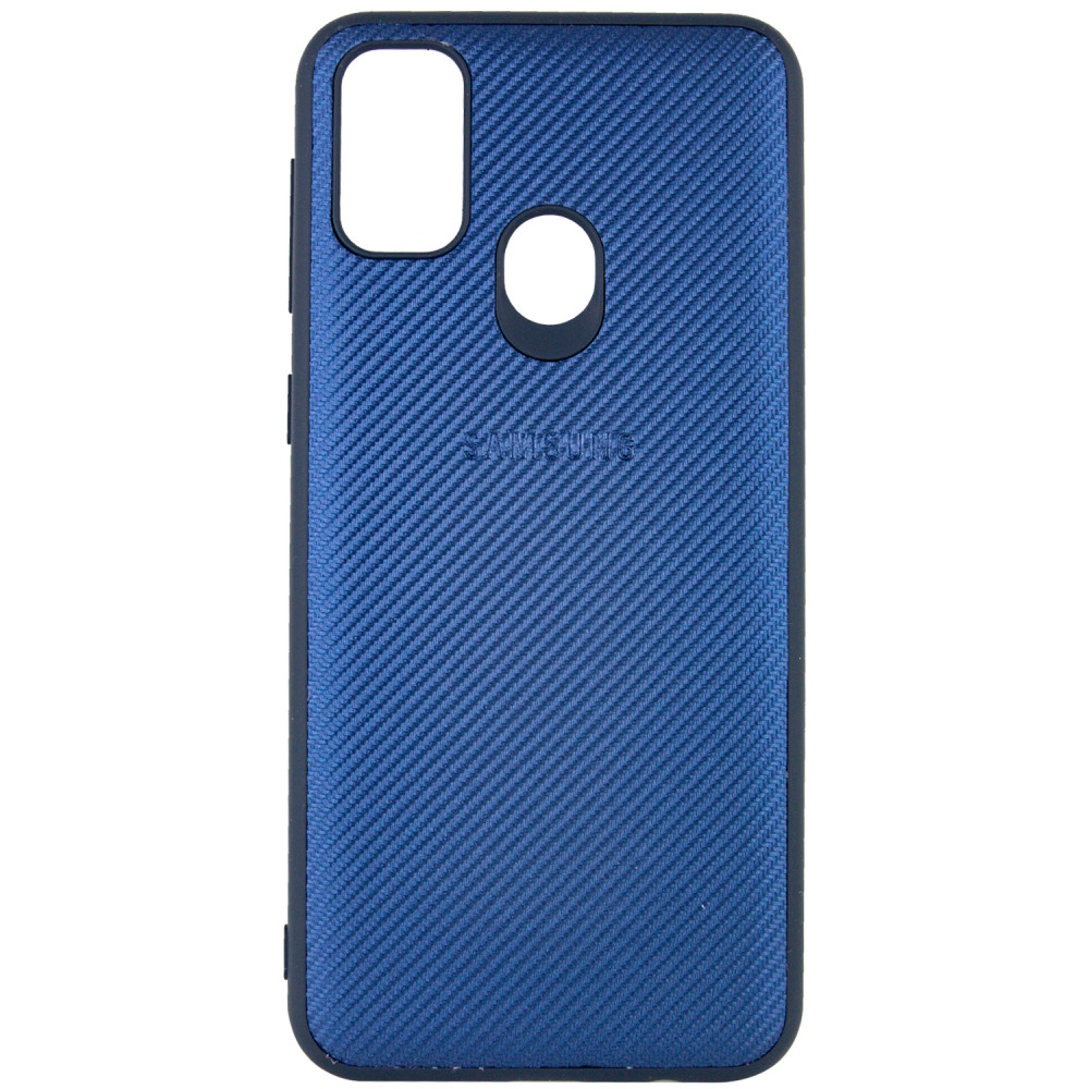 

TPU чехол Fiber Logo для Samsung Galaxy M21 Синий (121652)