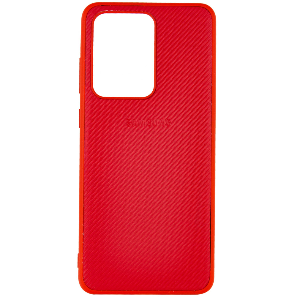 

TPU чехол Fiber Logo для Samsung Galaxy S20 Ultra Красный (121663)