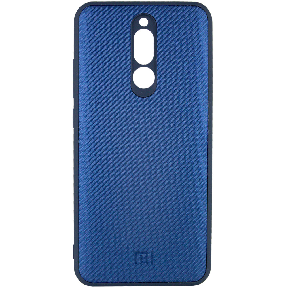 

TPU чехол Fiber Logo для Xiaomi Redmi 8 Синий (121687)