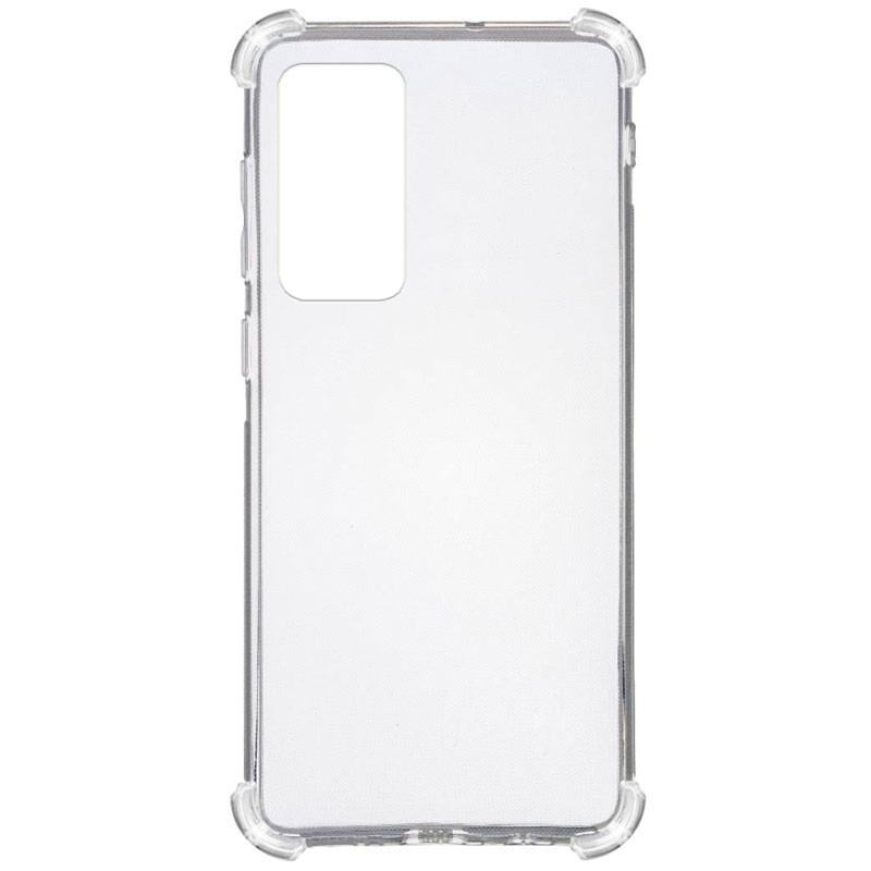 

TPU чохол GETMAN Ease logo посилені кути для Huawei P40 (Безбарвний (прозорий))