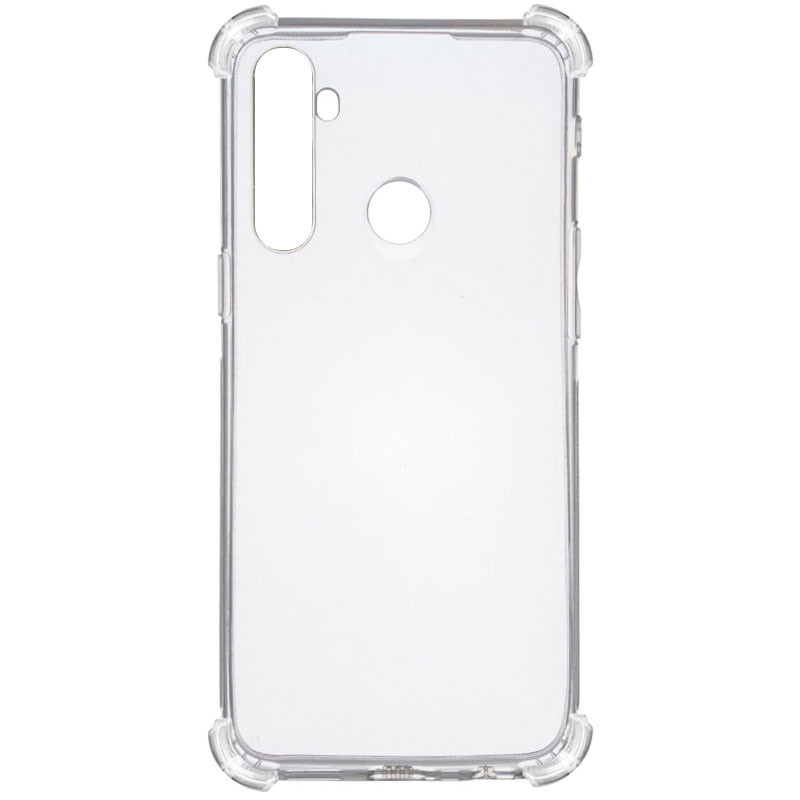 

TPU чохол GETMAN Ease logo посилені кути для Realme 6i (Безбарвний (прозорий))