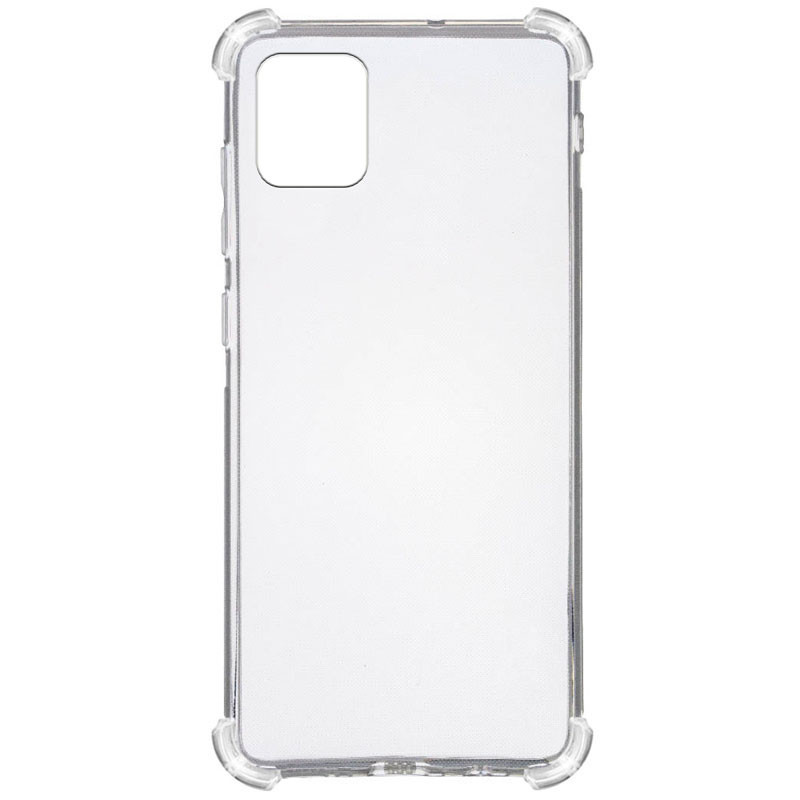

TPU чехол GETMAN Ease logo усиленные углы для Samsung Galaxy Note 10 Lite (A81) Бесцветный (прозрачный) (143863)