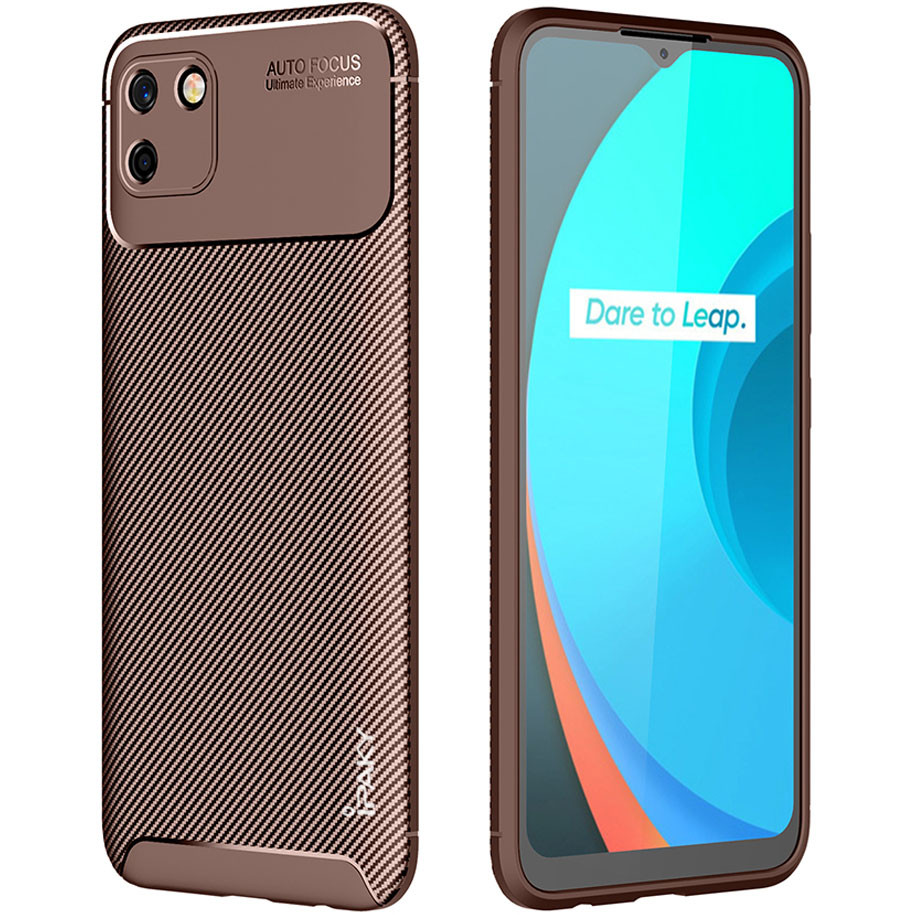

TPU чехол iPaky Kaisy Series для Realme C11 Коричневый (144578)