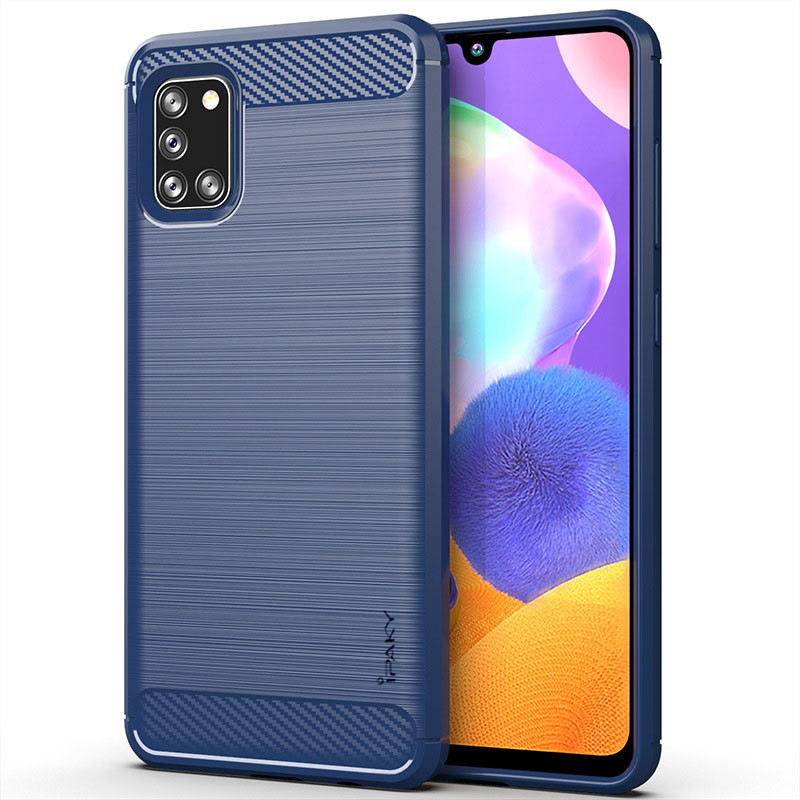

TPU чехол iPaky Kaisy Series для Samsung Galaxy A31 Синий (138190)