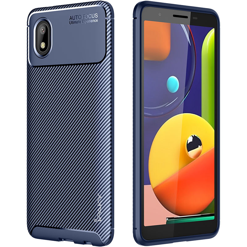 

TPU чехол iPaky Kaisy Series для Samsung Galaxy M01 Core / A01 Core Синий (145013)