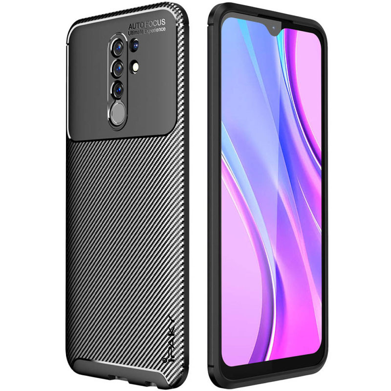 

TPU чехол iPaky Kaisy Series для Xiaomi Redmi 9 Черный (140225)