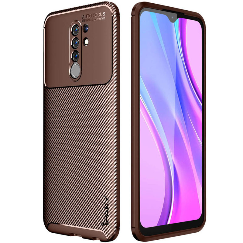 

TPU чехол iPaky Kaisy Series для Xiaomi Redmi 9 Коричневый (140223)