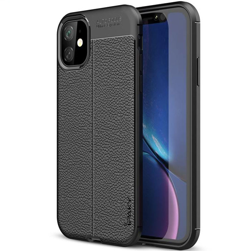 

TPU чехол iPaky Litchi Series для Apple iPhone 12 mini (5.4") Черный (145022)