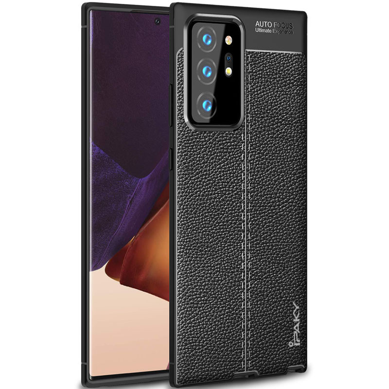 

TPU чехол iPaky Litchi Series для Samsung Galaxy Note 20 Ultra Черный (145042)