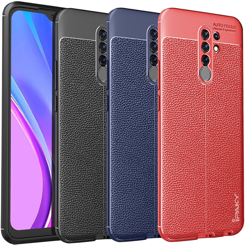 

TPU чехол iPaky Litchi Series для Xiaomi Redmi 9 (145047)