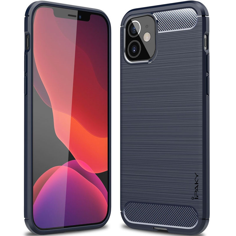 

TPU чехол iPaky Slim Series для Apple iPhone 12 mini (5.4") Синий (144978)