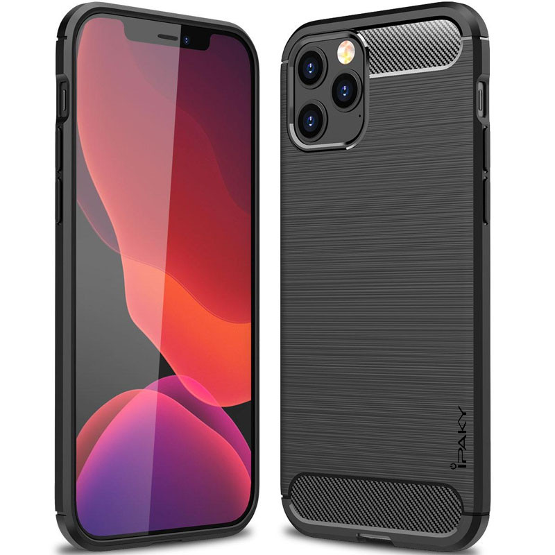 

TPU чехол iPaky Slim Series для Apple iPhone 12 (6.1'') Черный (144984)