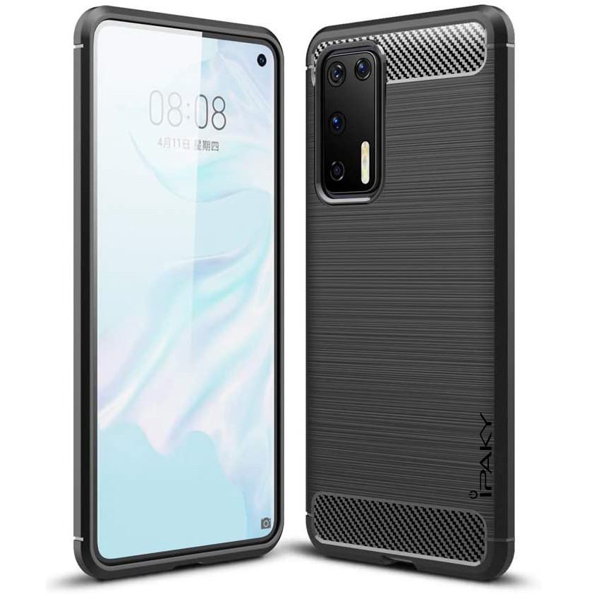

TPU чехол iPaky Slim Series для Huawei P40 Черный (127357)