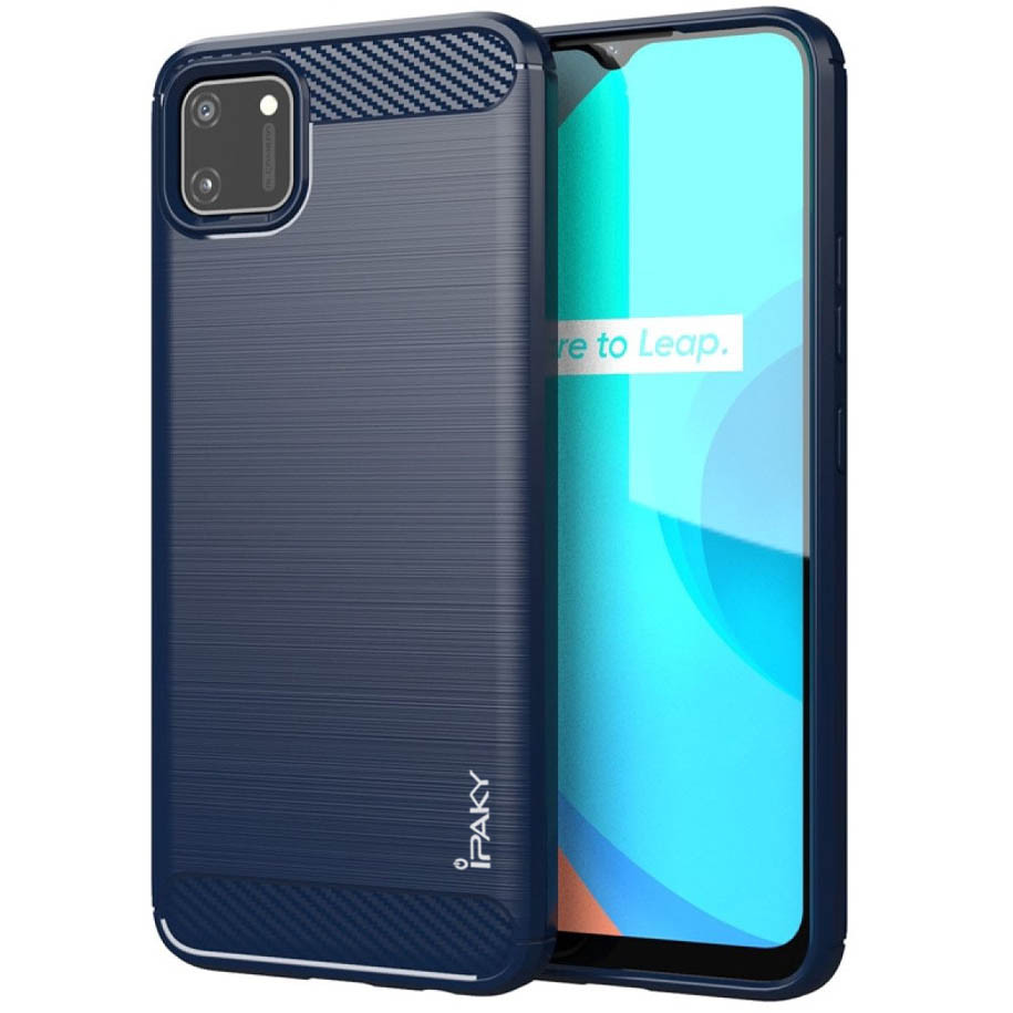 

TPU чехол iPaky Slim Series для Realme C11 Синий (144605)