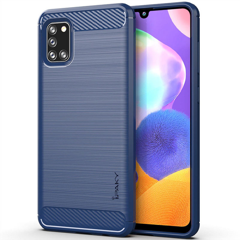 

TPU чехол iPaky Slim Series для Samsung Galaxy A31 Синий (138199)