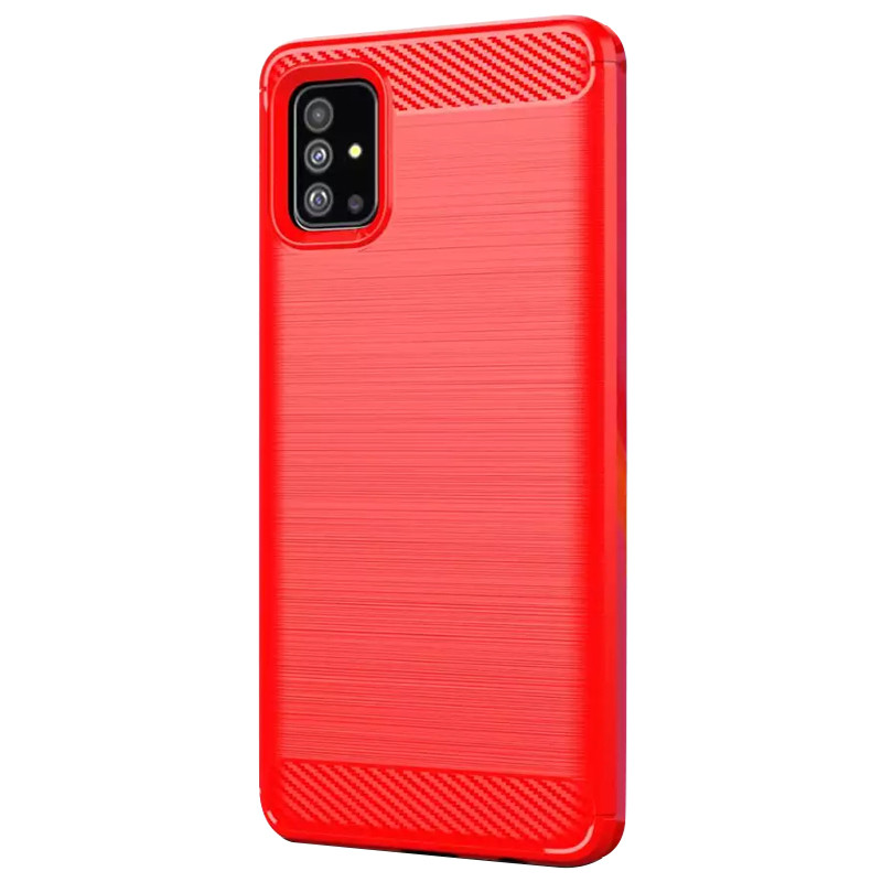 

TPU чехол iPaky Slim Series для Samsung Galaxy A71 Красный (124110)
