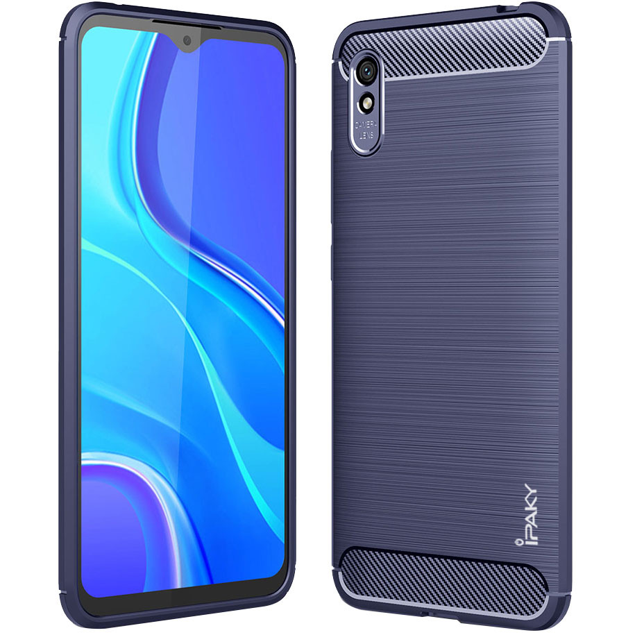 

TPU чехол iPaky Slim Series для Xiaomi Redmi 9A Синий (144618)