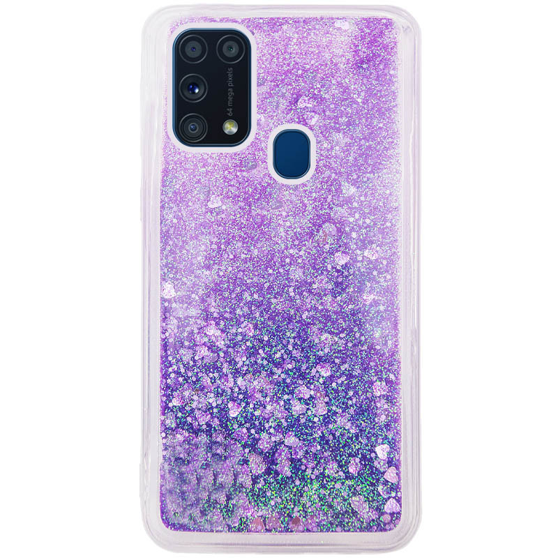 

TPU чехол Liquid hearts для Samsung Galaxy M31 Фиолетовый (133807)