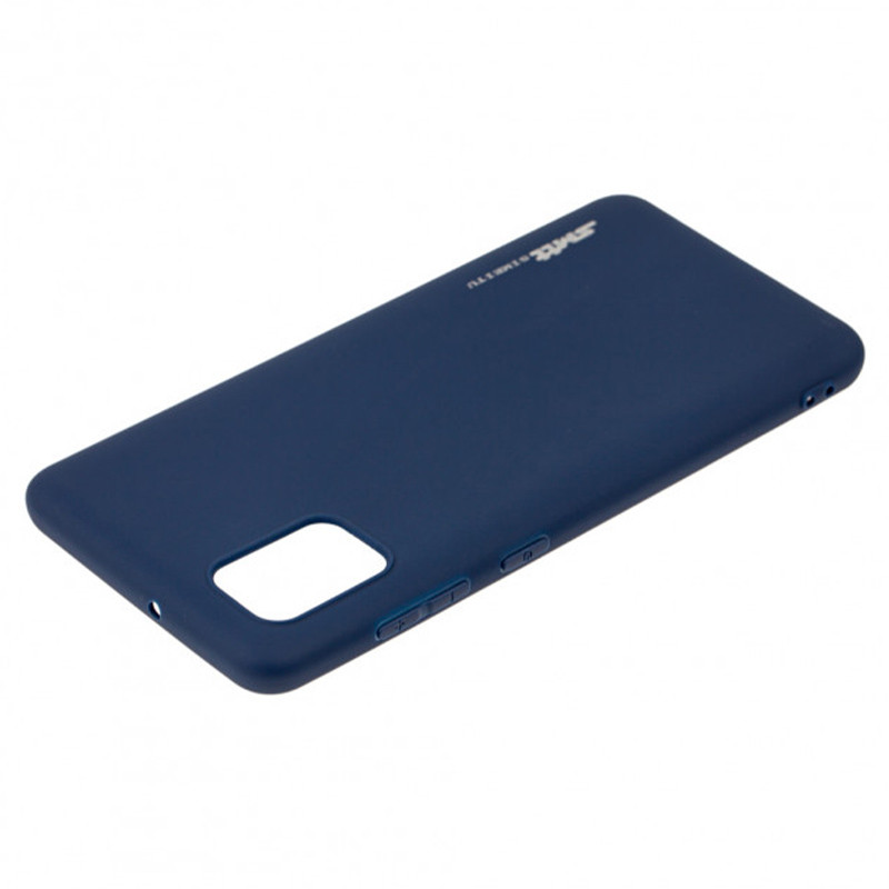 

TPU чехол матовый SMTT для Samsung Galaxy A31 Синий (soft touch) (134090)