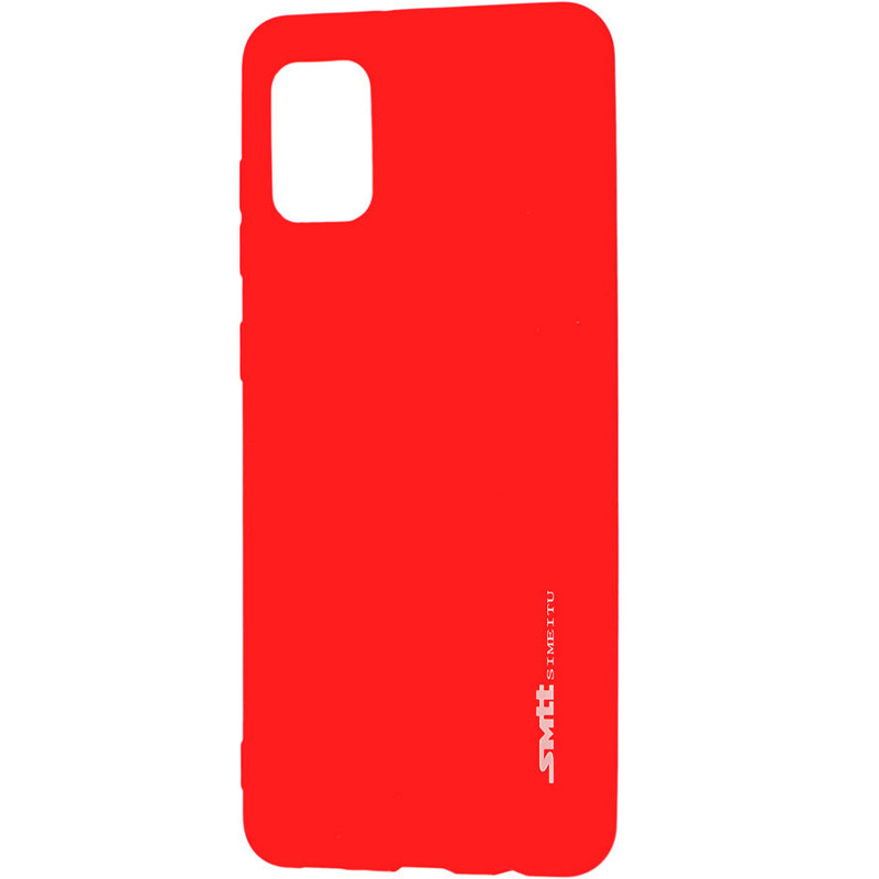 

TPU чехол матовый SMTT для Samsung Galaxy A31 Красный (soft touch) (134092)