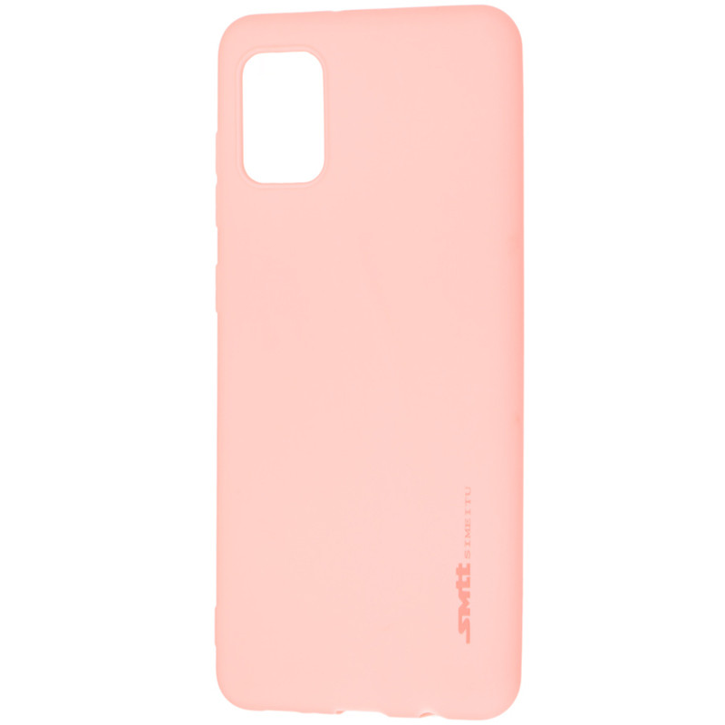 

TPU чехол матовый SMTT для Samsung Galaxy A31 Розовый (Soft touch) (134093)