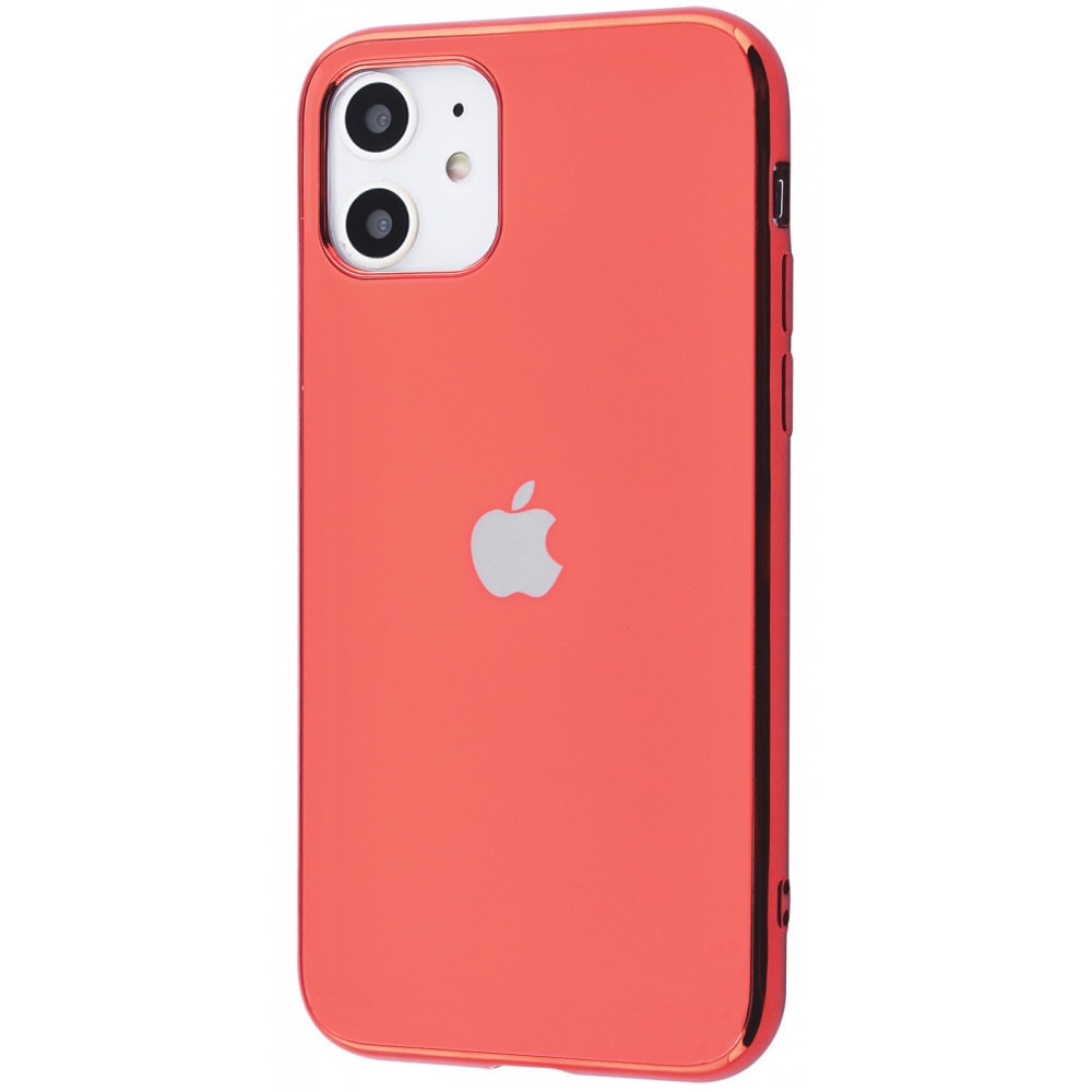 

TPU чохол Matte LOGO для Apple iPhone 11 (6.1") (Рожевий / Coral)