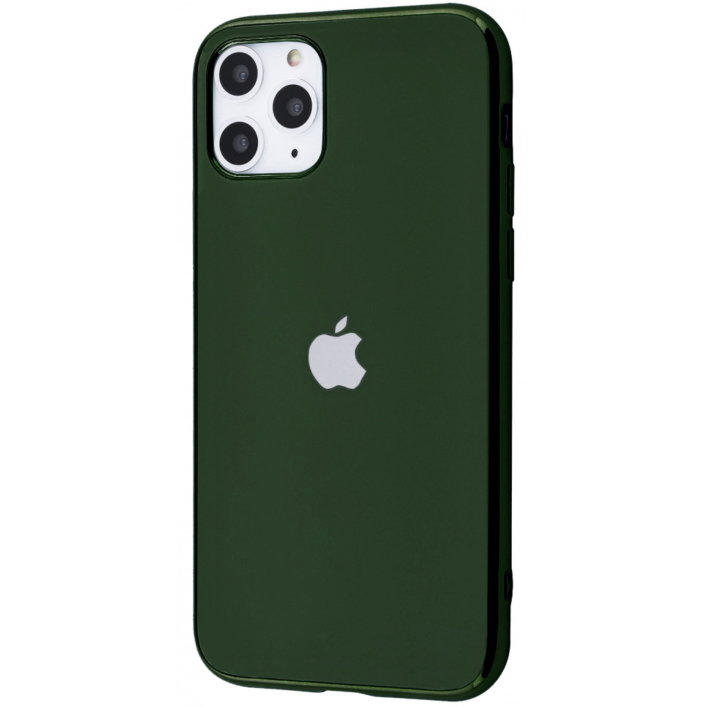 

TPU чохол Matte LOGO для Apple iPhone 11 Pro Max (6.5") (Зелений / Dark Green)