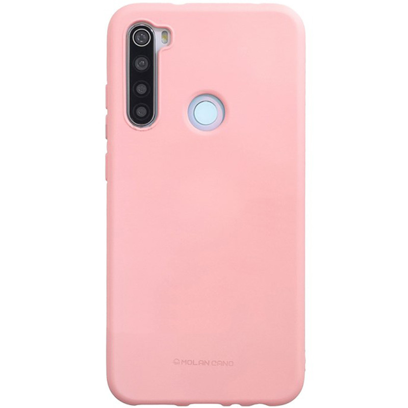 

TPU чехол Molan Cano Smooth для Xiaomi Redmi Note 8 / Note 8 2021 Розовый (121357)