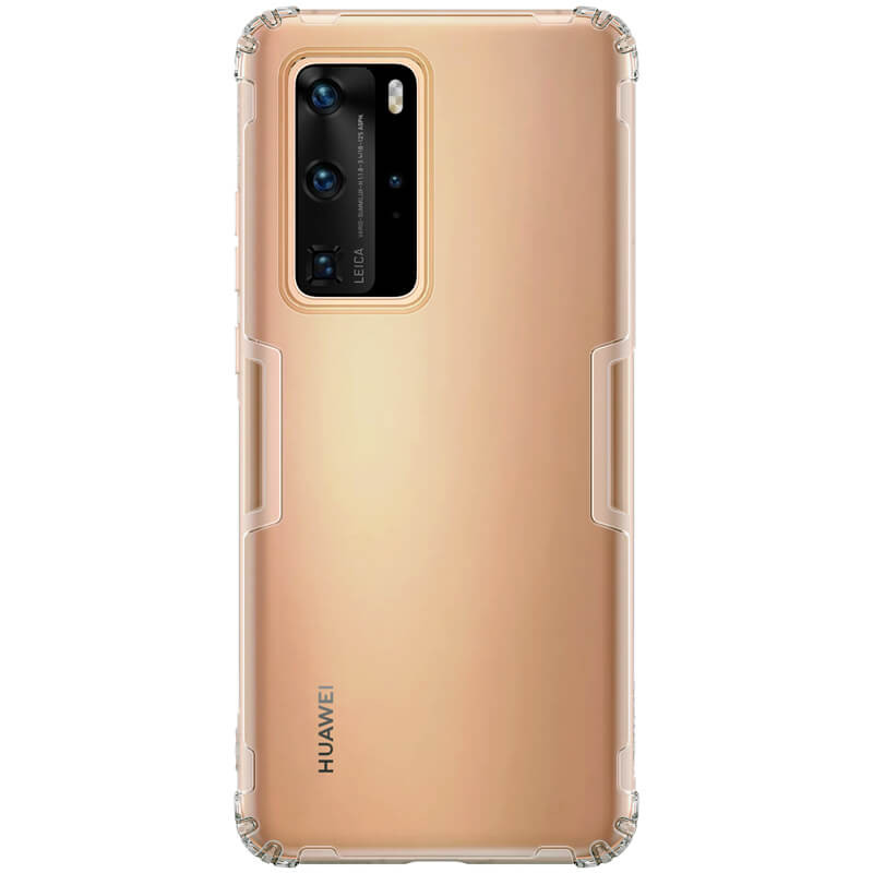 

TPU чехол Nillkin Nature Series для Huawei P40 Pro Серый (прозрачный) (130488)