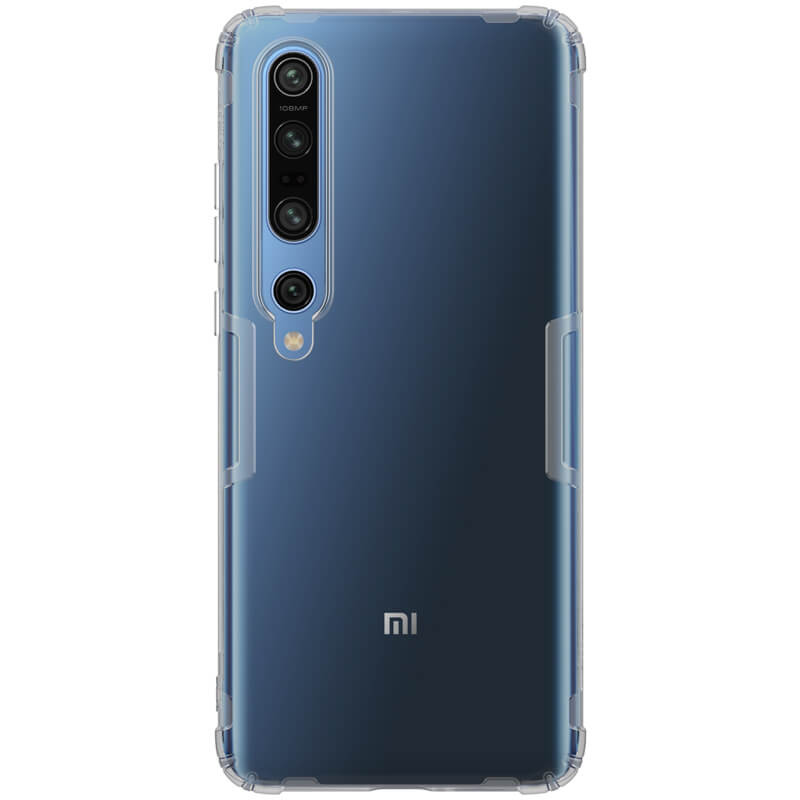 

TPU чехол Nillkin Nature Series для Xiaomi Mi 10 Серый (прозрачный) (138149)