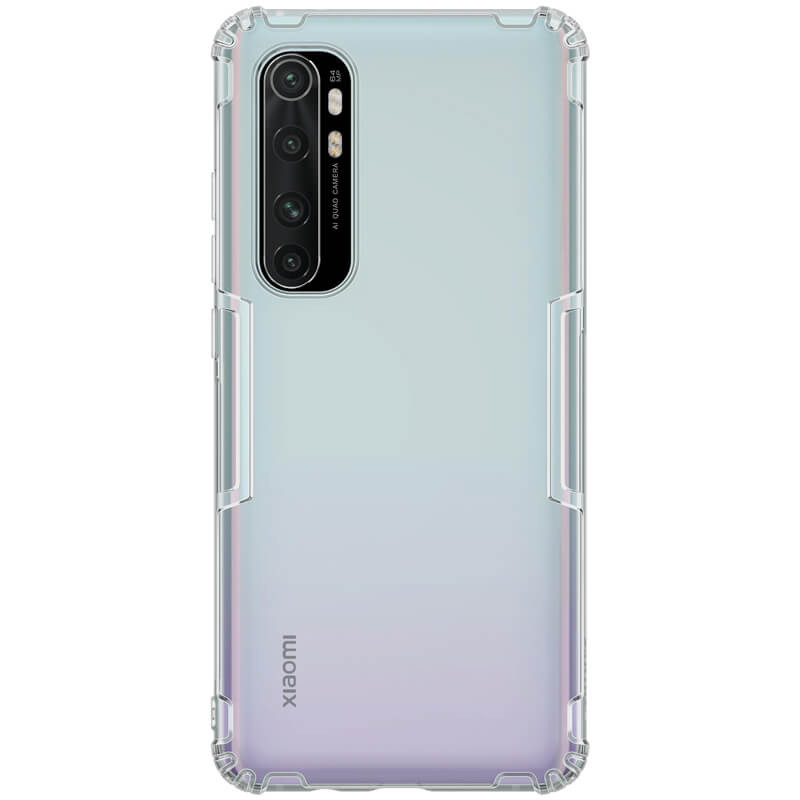 

TPU чехол Nillkin Nature Series для Xiaomi Mi Note 10 Lite Серый (прозрачный) (134512)
