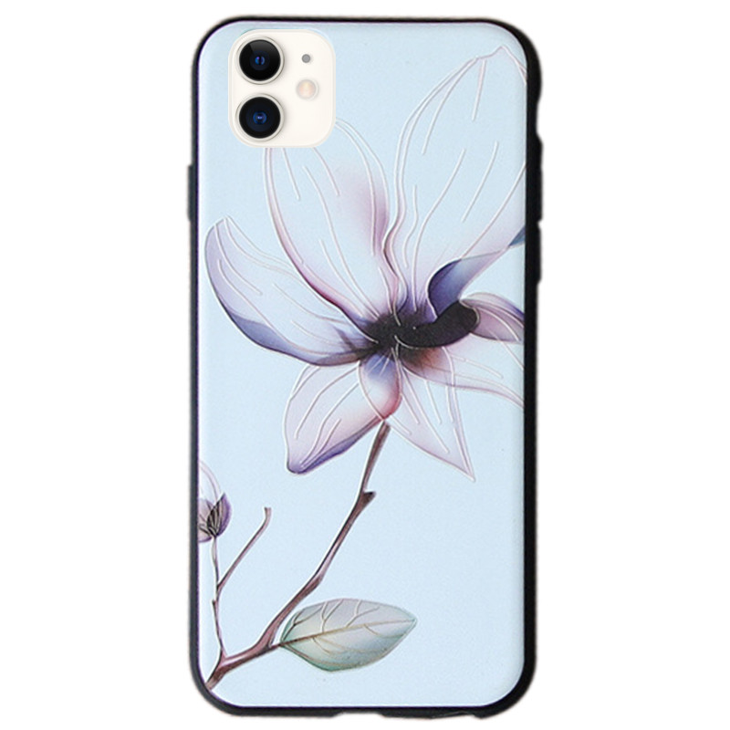 

TPU чехол Магнолия для Apple iPhone 11 (6.1") Белый (125268)