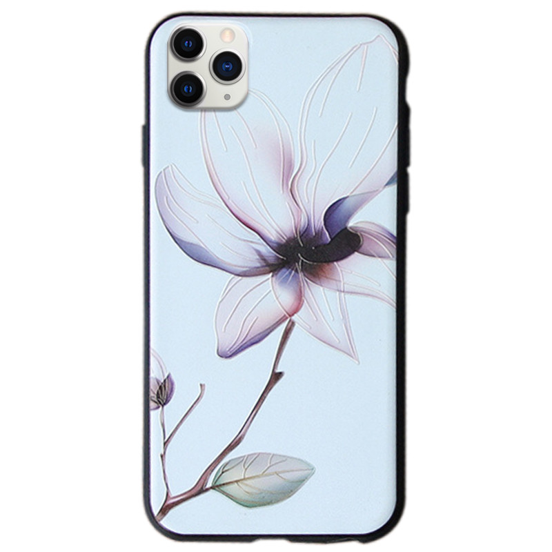 

TPU чехол Магнолия для Apple iPhone 11 Pro Max (6.5") Белый (125247)