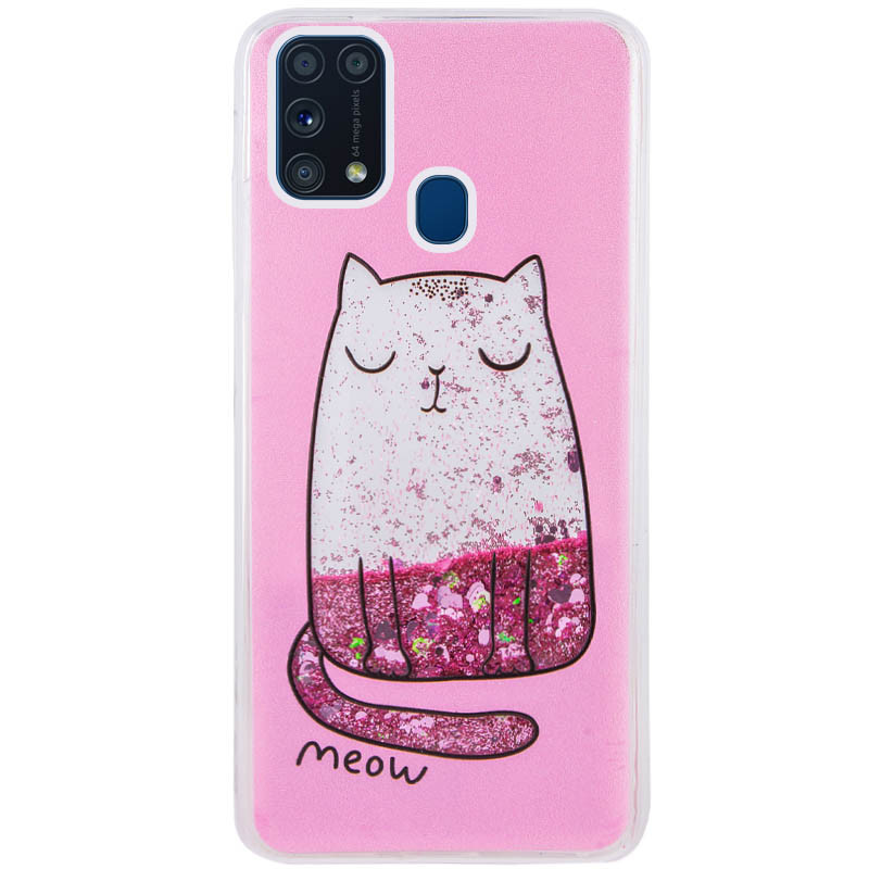 

TPU чохол з блискітками, якi переливаються для Samsung Galaxy M31 (Котеня)