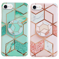 

TPU Чехол Геометрия для Apple iPhone 7 / 8 (4.7") (+держатель для телефона)